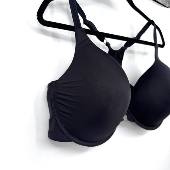 Parish Fe Black Racerback Underwire Bra 44DDD With Front Closure - Picture 2 of 8